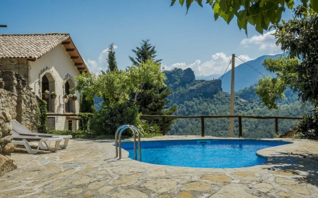 Outdoor pool (indoor heated pool is on the left building)